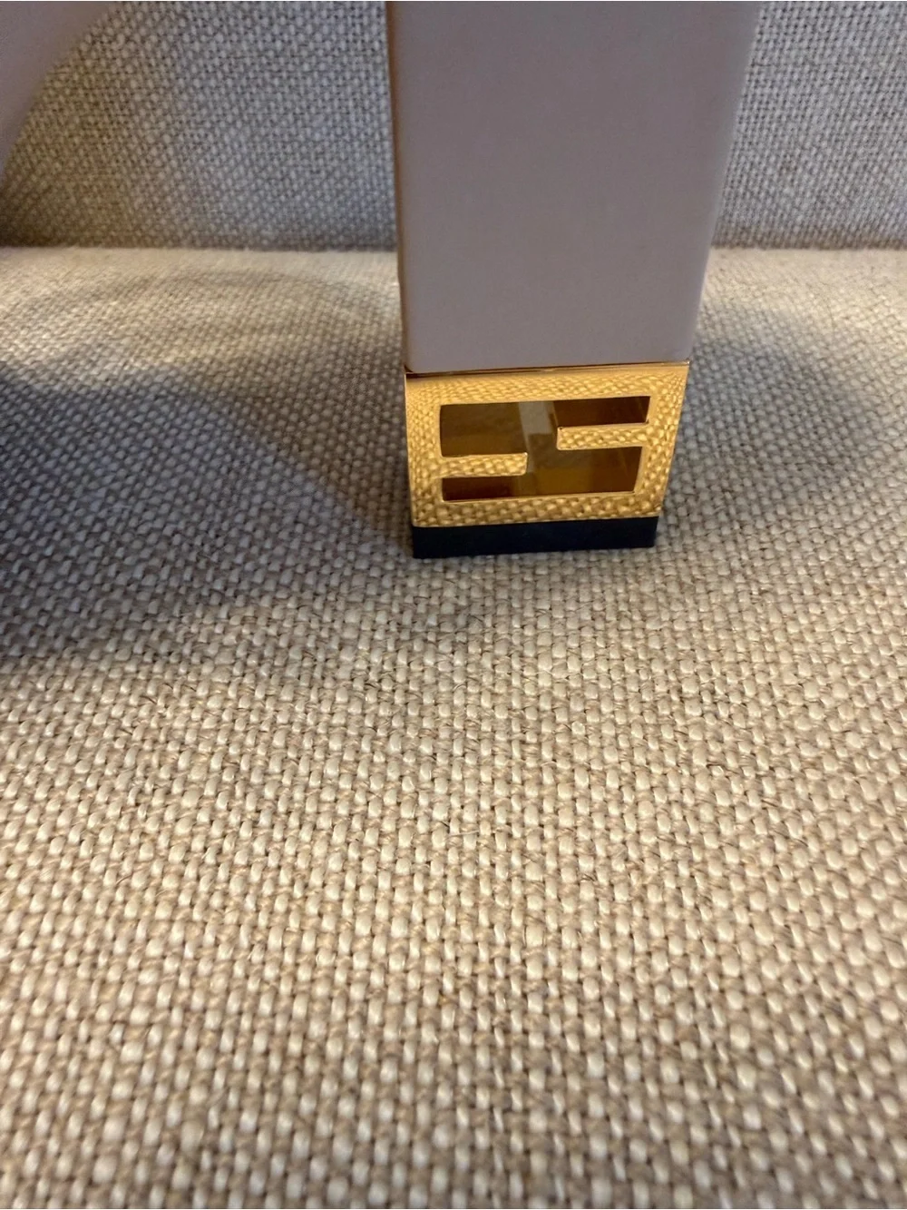 FENDI Nappa Baguette Ankle Strap 110mm Platform Sandals 36